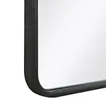Exquisite Arched Mirror Centerpiece – Black Frame Detail 3